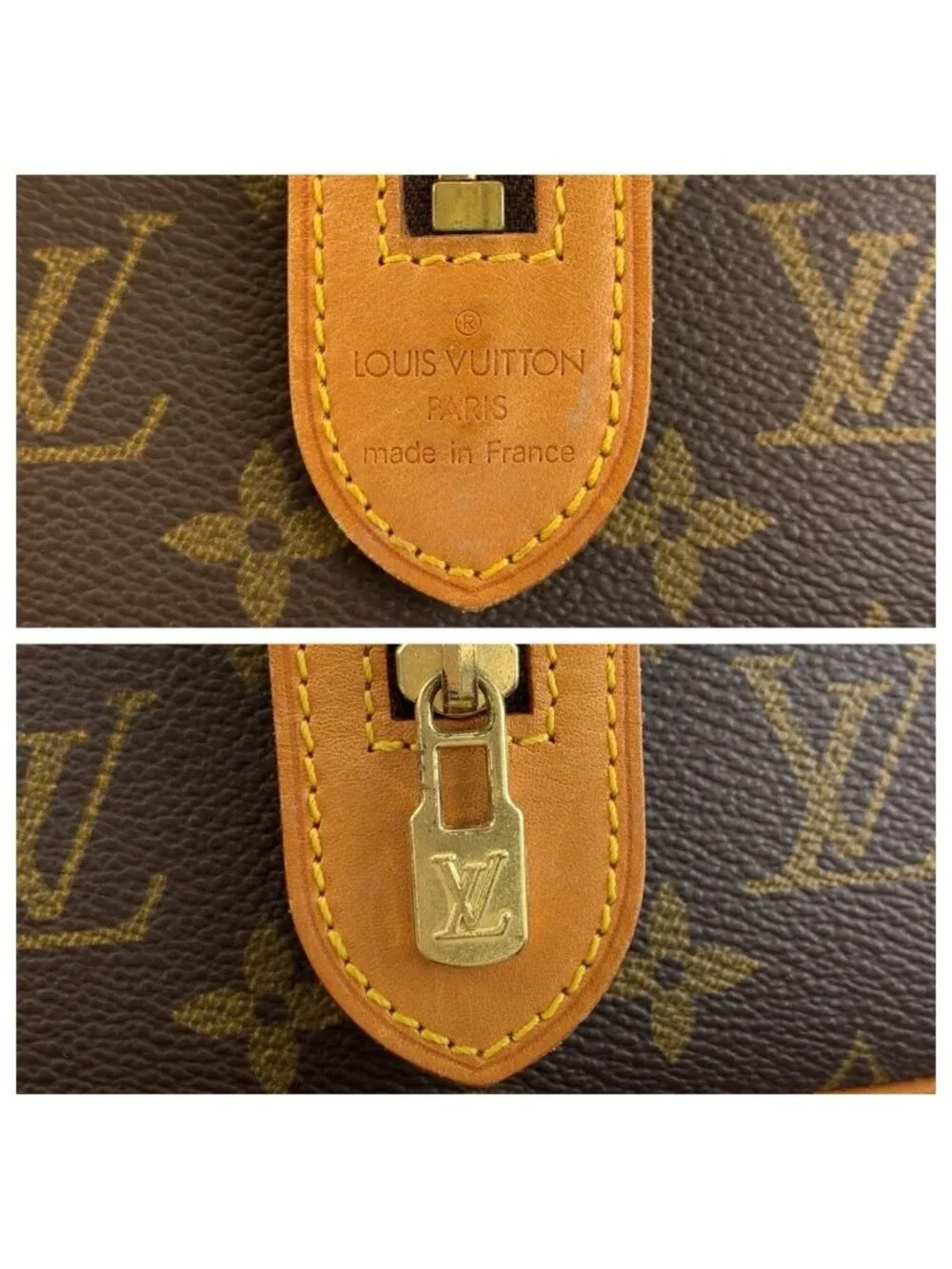 Louis Vuitton Monogram Trousse Pat Presion Brown Pouch Multi - Picture 3 of 9